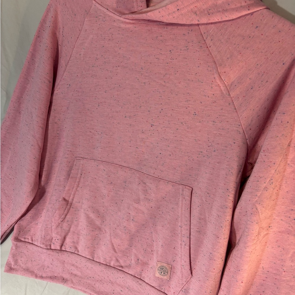 Mondetta Speckled Pink Youth Hoodie - like new